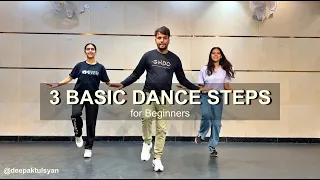 3 Basic Dance Steps for Beginners - Easy Dance Steps Deepak Tulsyan Dance Tutorial