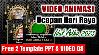 Download TEMPLATE VIDEO UCAPAN IDUL ADHA 1444 H || BACKGROUND VIDEO KOSONGAN || EID MUBARAK 2023 MP3