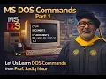 MS DOS Commands Part 1