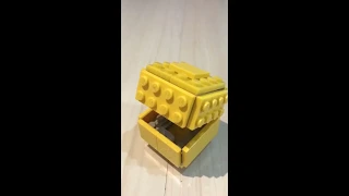 Funny PACMAN animation : How to make Pizza from Lego Pac-man IRL | Stop Motion Cooking & ASMR. I hop. 