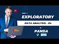 Exploratory Data Analysis Using Pandas in Python Data Analysis Kaggle Dataset Part 1