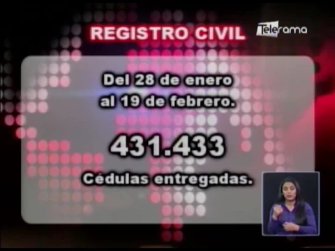 Registro civil atenderá este fin de semana