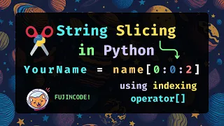 String Slicing in Python using Index Operator