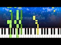 Five Creepy Spiders - Super Simple Songs | Piano Tutorial | Karaoke