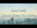Dean Lewis - Seconds Before The Sunrise [Lyrics]