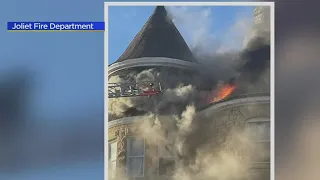 Investigation underway after fire causes extensive damage to historic Joliet mansion