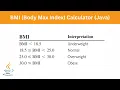 BMI Body Max Index Calculator Program Java