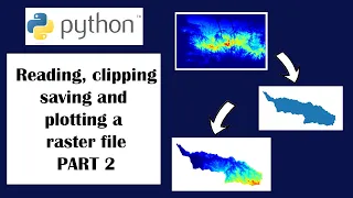 Reading Clipping Saving and Plotting a raster file using python - PART 2