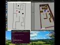 Robot localization using MCL Particle filter in a maze world using gazebo