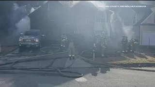 Paulding County Fire and Rescue battle flames at home of Hiram police officer