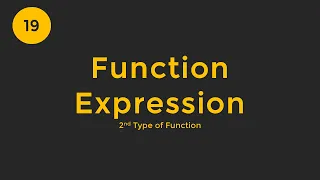 Function Expression in Javascript