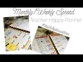 Teacher Happy Planner Plan With Me First Spread 2019-2020 Teacher Planner