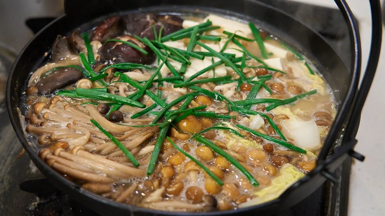納豆キノコ鍋