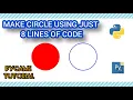 Making Circle Filled blank by PyGame PYTHON in Android PyGame Tutorial - 02