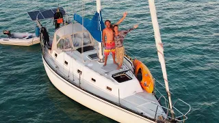 A perfect SAIL without engine & dropping anchor under gennaker [Ep 170]