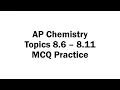 Topics 8 6 - 8 11 MCQ Practice