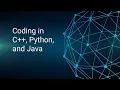 Coding in C Python and Java