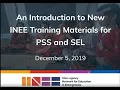 INEE PSS-SEL Training Module Webinar
