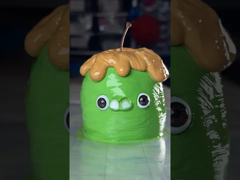Caramel Apple Paint Blob