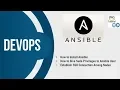 Ansible Tutorial - Give Sudo Privileges SSH Connection to Nodes