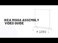 IKEA Rigga assembly clothing rack 1290