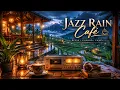 Luxury Rain Cafe Smooth Jazz Rain Sounds for Relax Study Sleep