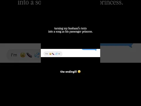 a banger!!!! 🤣 turning text into a song