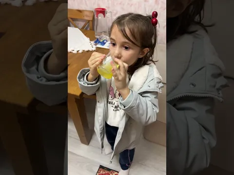 Bade meyvesuyu içti