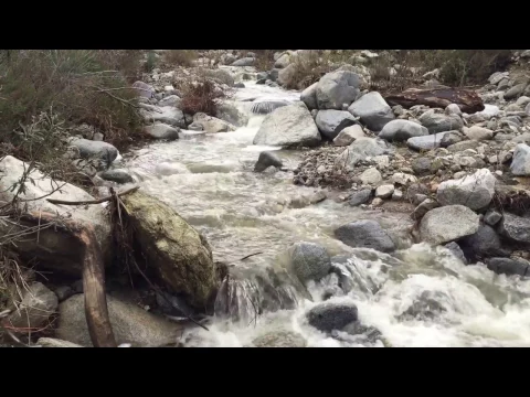 Waterfall recording in Angeles National Forest