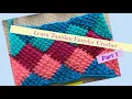 How to Crochet Tunisian Entrelac Part 1 Right handed