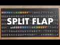 Split Flap Display by Oat Foundry Old School Departures Boards