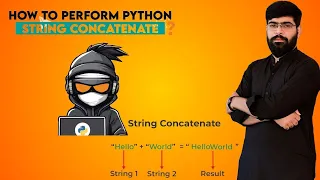 What is String in Python How to Concatenate Two String Variables in Python Tutorial 21