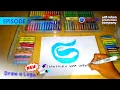 Download Lagu How to draw Shandika, Indigo, Bintang Advis Multimedia logo | New Draw a Logo eps 5