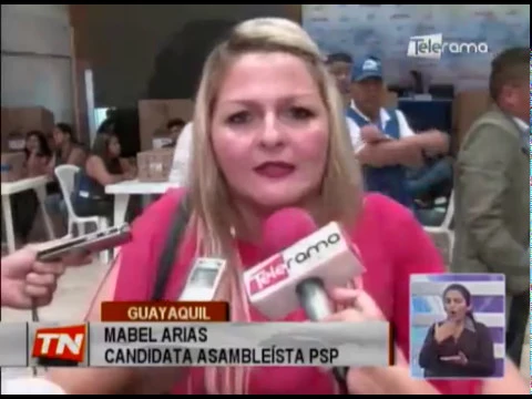 Tensión en exteriores delegación electoral del Guayas