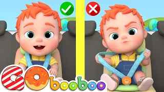 Let’s Buckle Up | Car Seat Song | Safety Rules for Kids | GoBooBoo Kids Songs & Nursery Rhymes