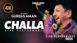 gurdas maan challa hauli hauli chal kudiye live performance 2025