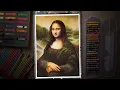 Lagu mona lisa painting | Mona lisa drawing step by step | how to draw mona lisa with oil pastels