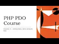 PHP PDO - SESI KEDUA