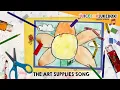 The Art Supplies Song by The Juicebox Jukebox Art Class Elementary Teacher Draw Paint Color Create