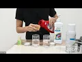 Amway Home Care SA8 Concentrated Laundry Detergent Prewash Demo Removal of Stubborn Stains