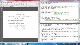 Accessing a Database from Python
