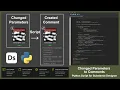 Changed Parameters To Comment Script for Substance Designer