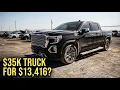 I Bought This 35 000 Sierra for 13 416 Auction Said Minor Damage