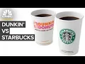 Why Dunkin Is Taking On Starbucks And Betting On Coffee