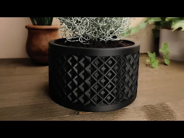 Design Plant Pot "Thousand squares" video thumbnail
