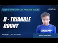 ZUBTRCNT D - Triangle Count Coding with Logic CP Problems Solved Simple