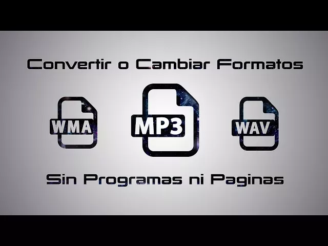 Download MP3 Convertir cualquier archivo de audio a Mp3 sin programas ni paginas ► Windows 10, 7, 8, y 8.1