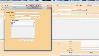 Billing System using Java Swing