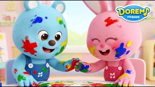 Colorful Colors│Doremi 10 Minute Songs│Colors Song│Doremi Friends - Nursery Rhymes