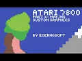 Atari 7800 programming tutorial part 4 Making custom graphics